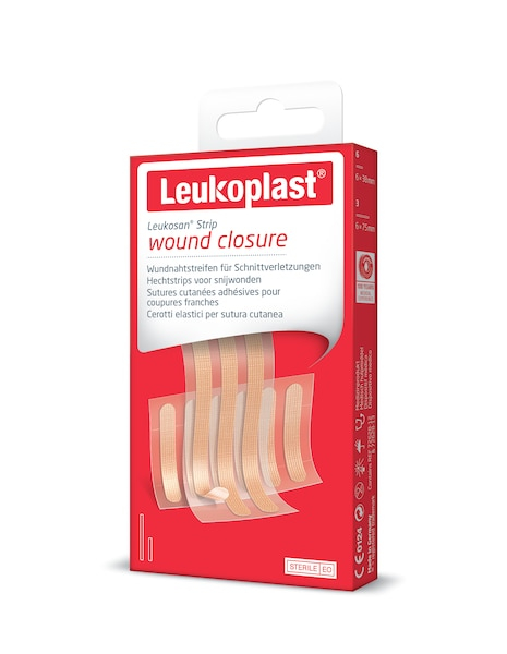 Leukoplast leukosan strip - sterile Wundnahtstreifen zum Verschluss kleinerer Wunden