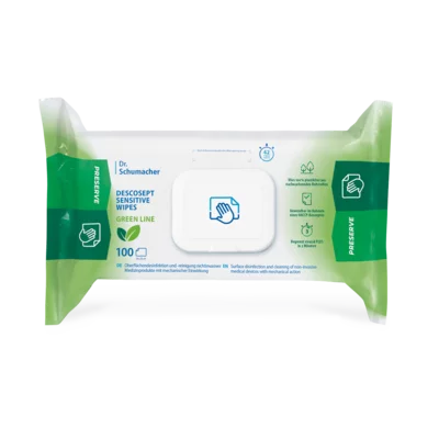 Descosept Sensitive Wipes Flowpack - Alkoholische Schnelldesinfektionstücher