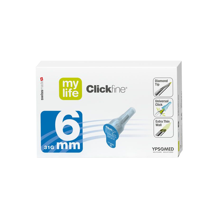 mylife Clickfine DiamondTip Pen-Nadeln -  Passt auf alle gängigen Injektionspens