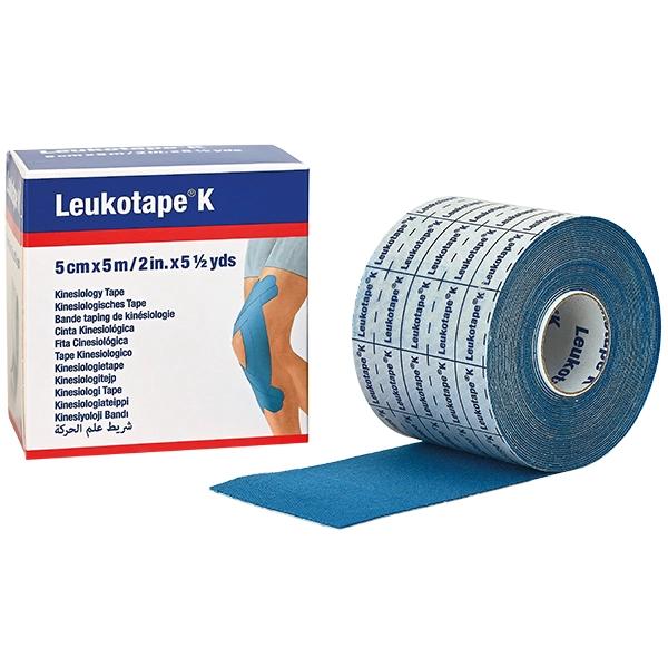 Leukotape K - elastische Klebebinde für volle Beweglichkeit der Patienten in 6 Farben