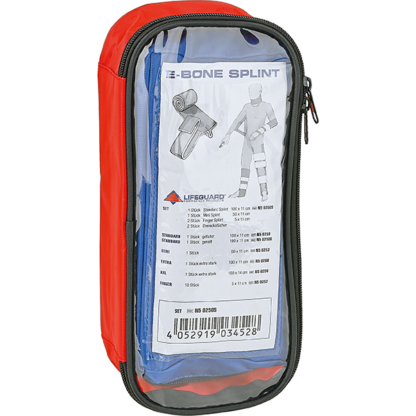 Lifebox Retainer Modul Immobilisation gefüllt mit E-Bone-Splint-Set