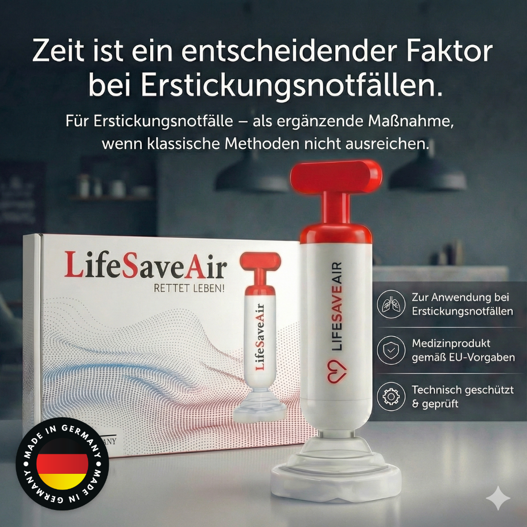 Jespira LifeSaveAir - Medizinische Rettungspumpe für Erstickungsnotfälle