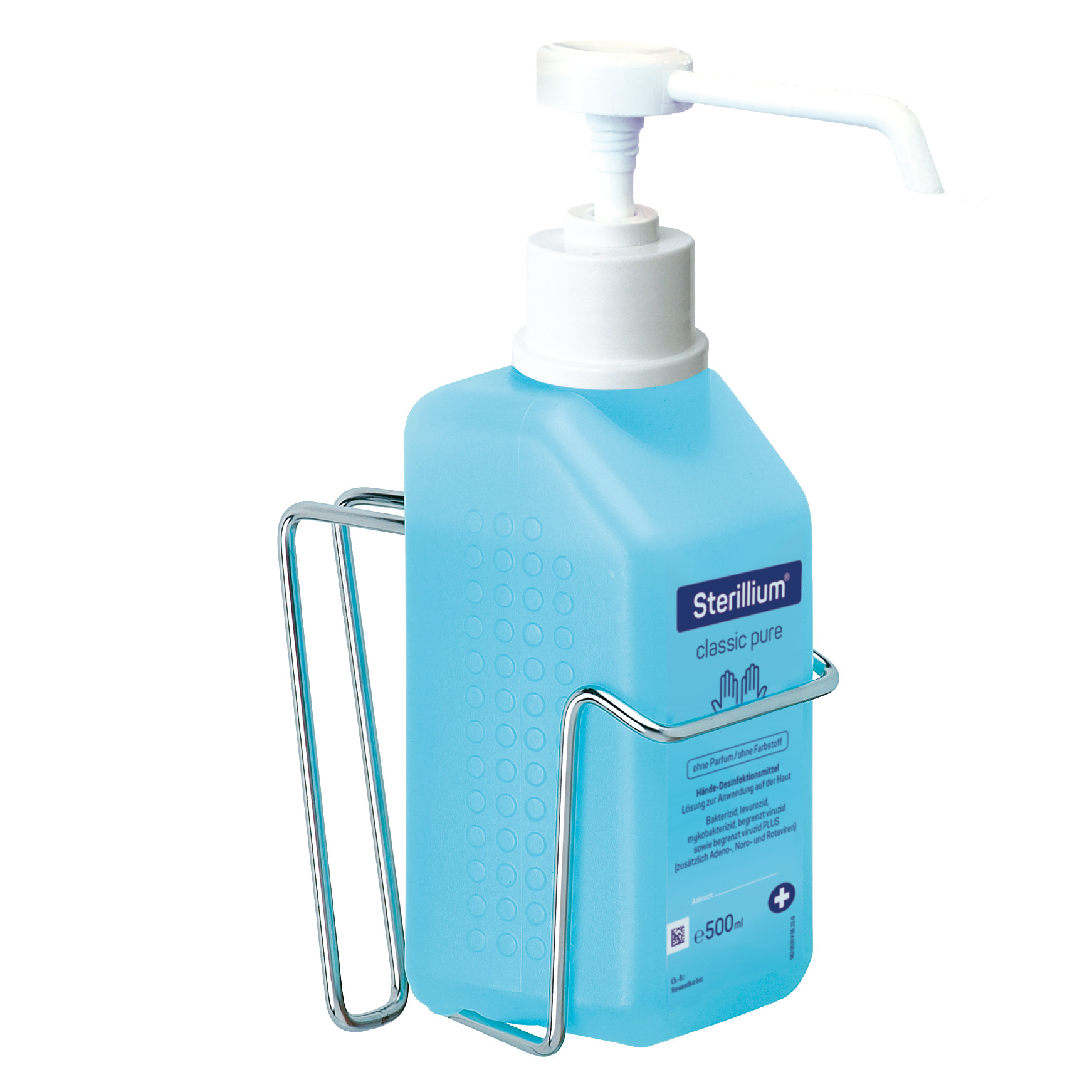 BODE Eurodispenser 3 - Spender mit geradem Bügel für 500 ml-Flasche