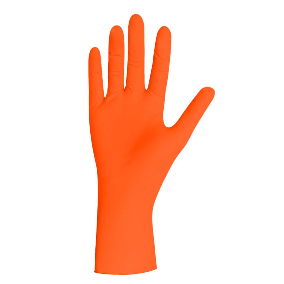 Nitrilhandschuhe ORANGE PEARL - unsterile, puderfreie Untersuchungshandschuhe