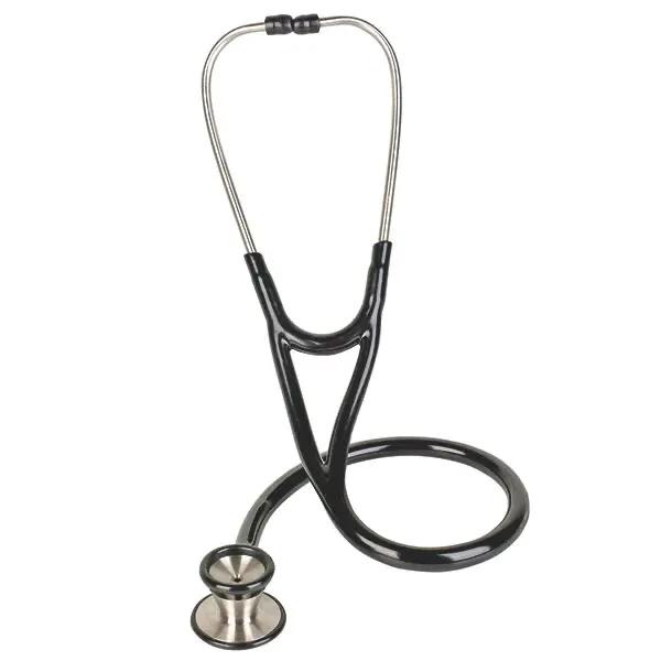 Cardiologie Stethoskop Dual mit besonders schwerem Edelstahl-Cardiologie-Doppelkopf