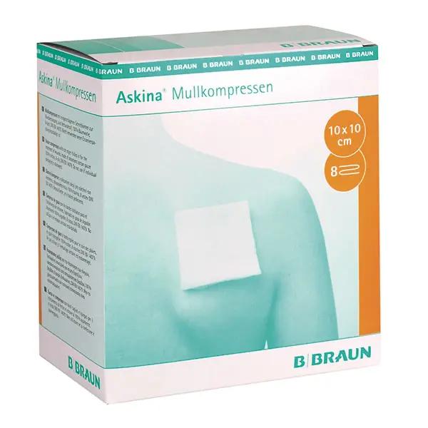 Askina Mullkompressen B.Braun - Für klassische Wundversorgung, 8-fach