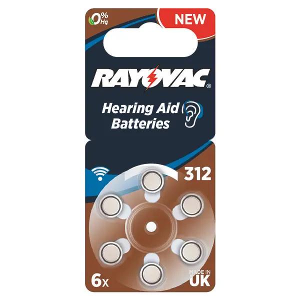 Rayovac Hörgeräte-Batterien - Quecksilberfrei