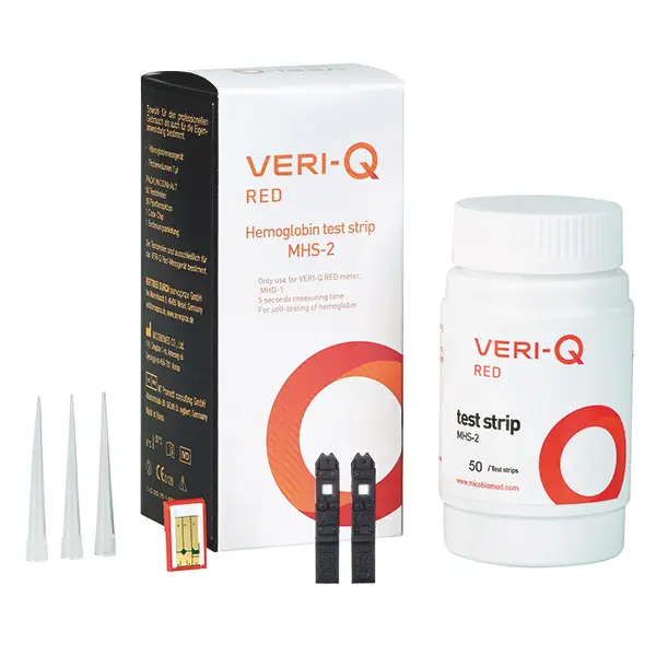 Zubehör für das Veri-Q-Red - Hämoglobin-Messgerät, PC-Verbindungskabel oder Thermodrucker