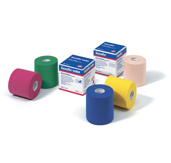 Gazofix Color latexfrei - Farbige Fixierbinde, auf sich selbst haftend